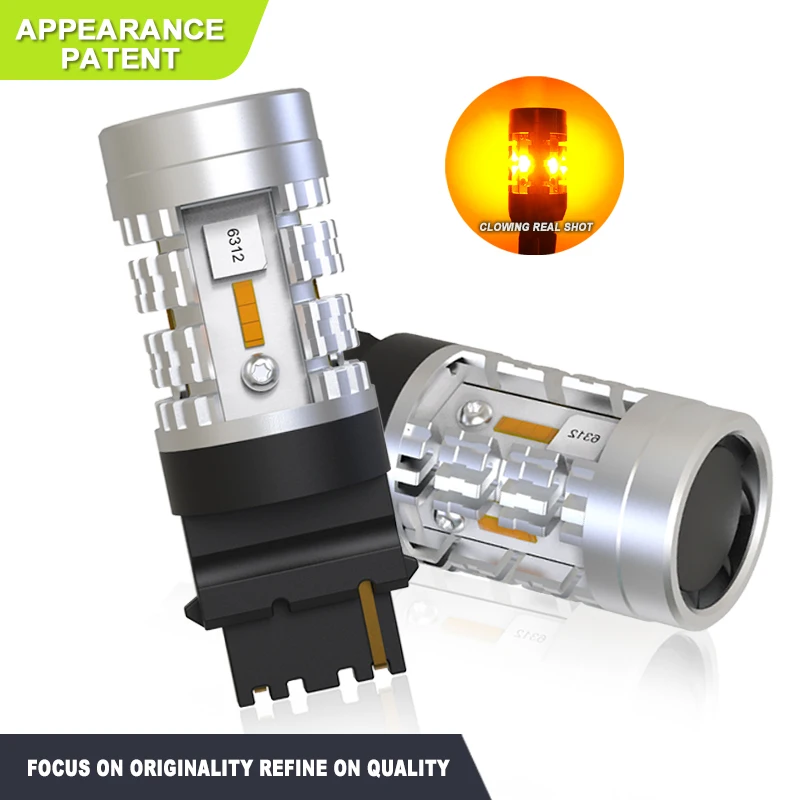 

Jiachi 10PCS T25 3156 Auto Bulb CANBUS Car Reverse Parking Light 1156 7440 Backup Lamp P27W Brake Burner High Power 12V 1860Chip