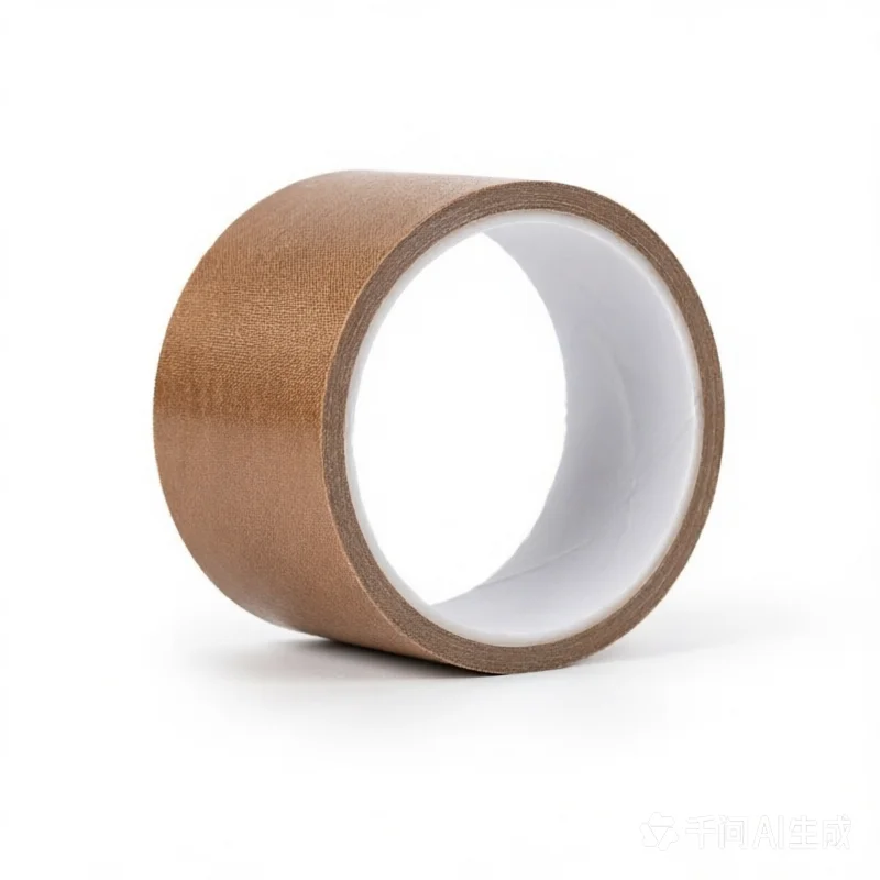 10M/Roll PTFE Fabric Tape, 260°C Heat Resistant Non-Slip Sealing Tape for Hand Impulse Sealer, Vacuum Packaging Machine