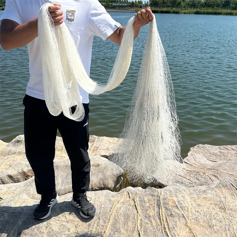 حار بيع مخصص اليدوية المنسوجة عالية القوة شبكات الصيد 8 12 قدم نمط متعدد الفتيل عقدة مزدوجة نوع الرصاص قلادة الصب