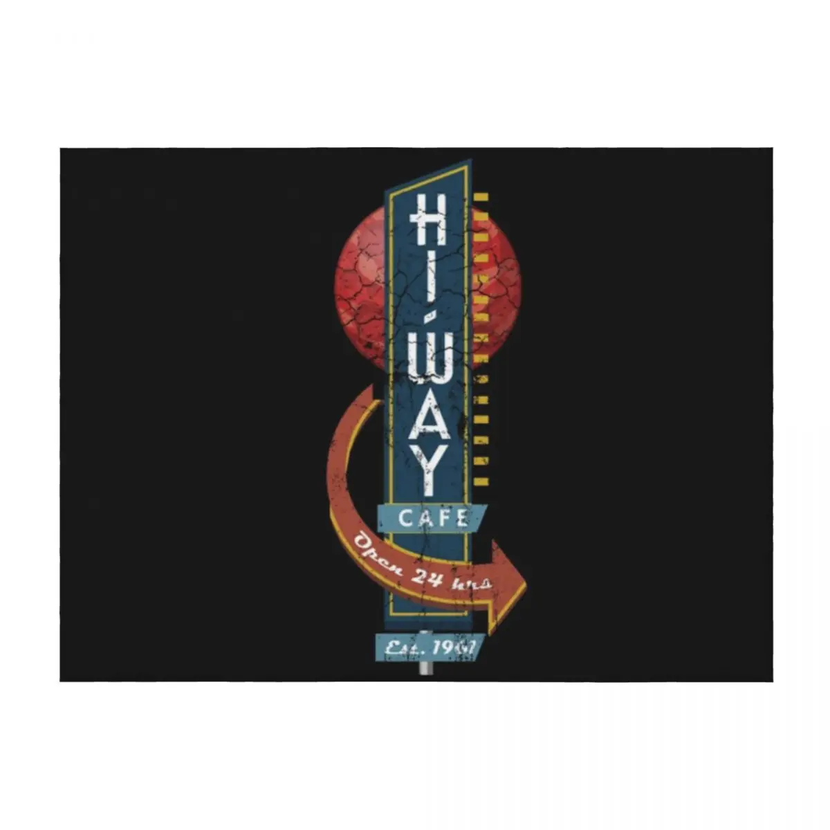 

The Twilight Zone T-ShirtHi-Way Cafe from the Twilight Zone Throw Blanket Moving Nap Retros Blankets