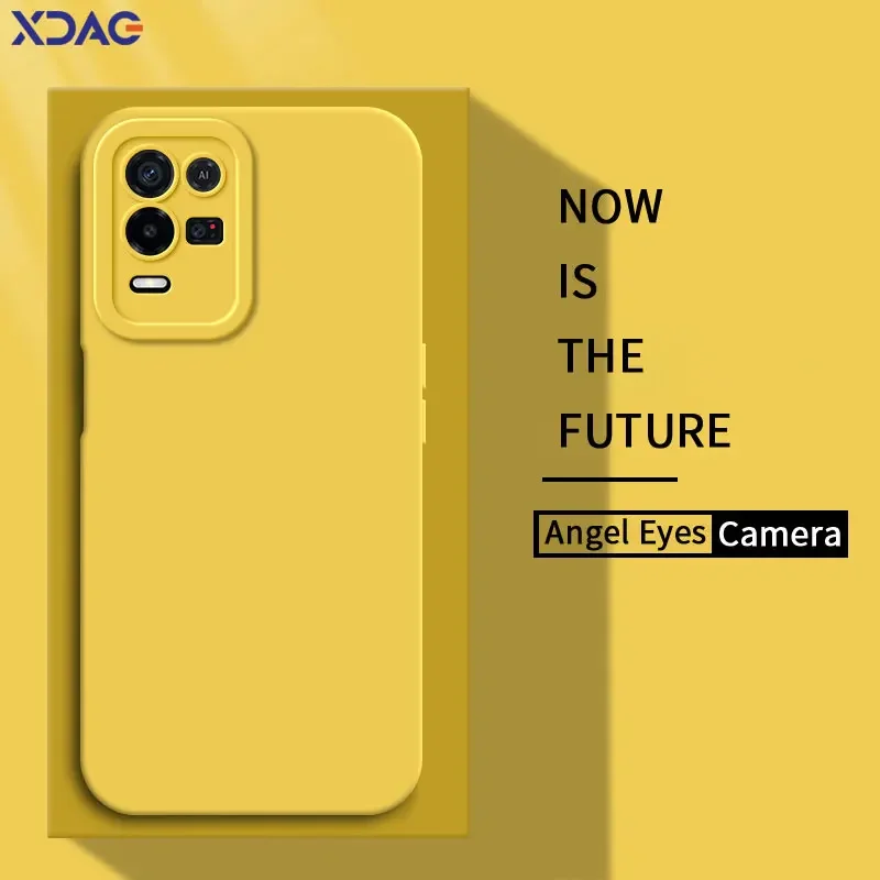 

Luxury Square Liquid Silicone Angel Eyes Phone Case for OPPO K9 K9X 5G Back Cover Soft Camera Protection 360 Shockproof Girl Bag