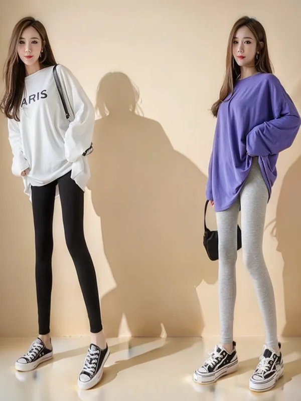 

Леггинсы спортивные женские, эластичные брюки с нитью, весенние блестящие черные женские большие размеры, простые повседневные ребристые матовые брюки для стирки в воде