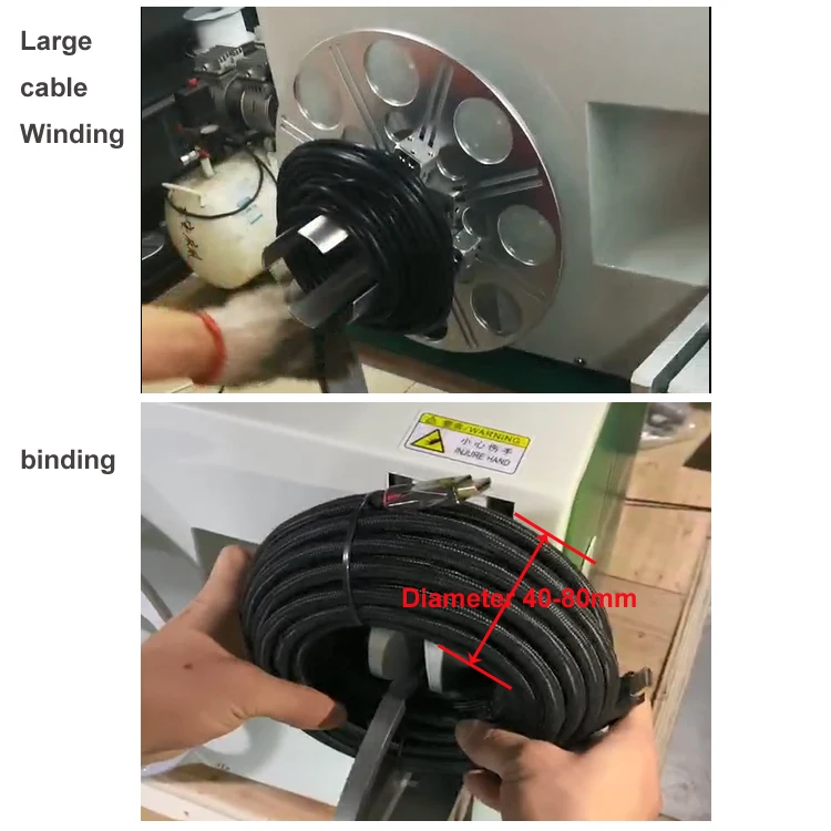 Power Cord Automatic Twist Tie Machine Cable Winding Machines