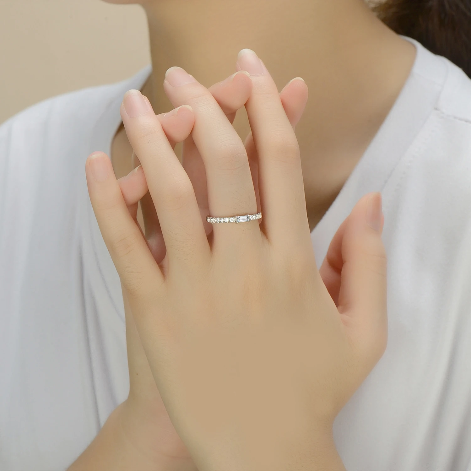 Modian Top Quality 100% Real 925 Sterling Silver Classic Charm AAAAA Zirconia Wedding Finger Rings For Women Fine Jewelry anel