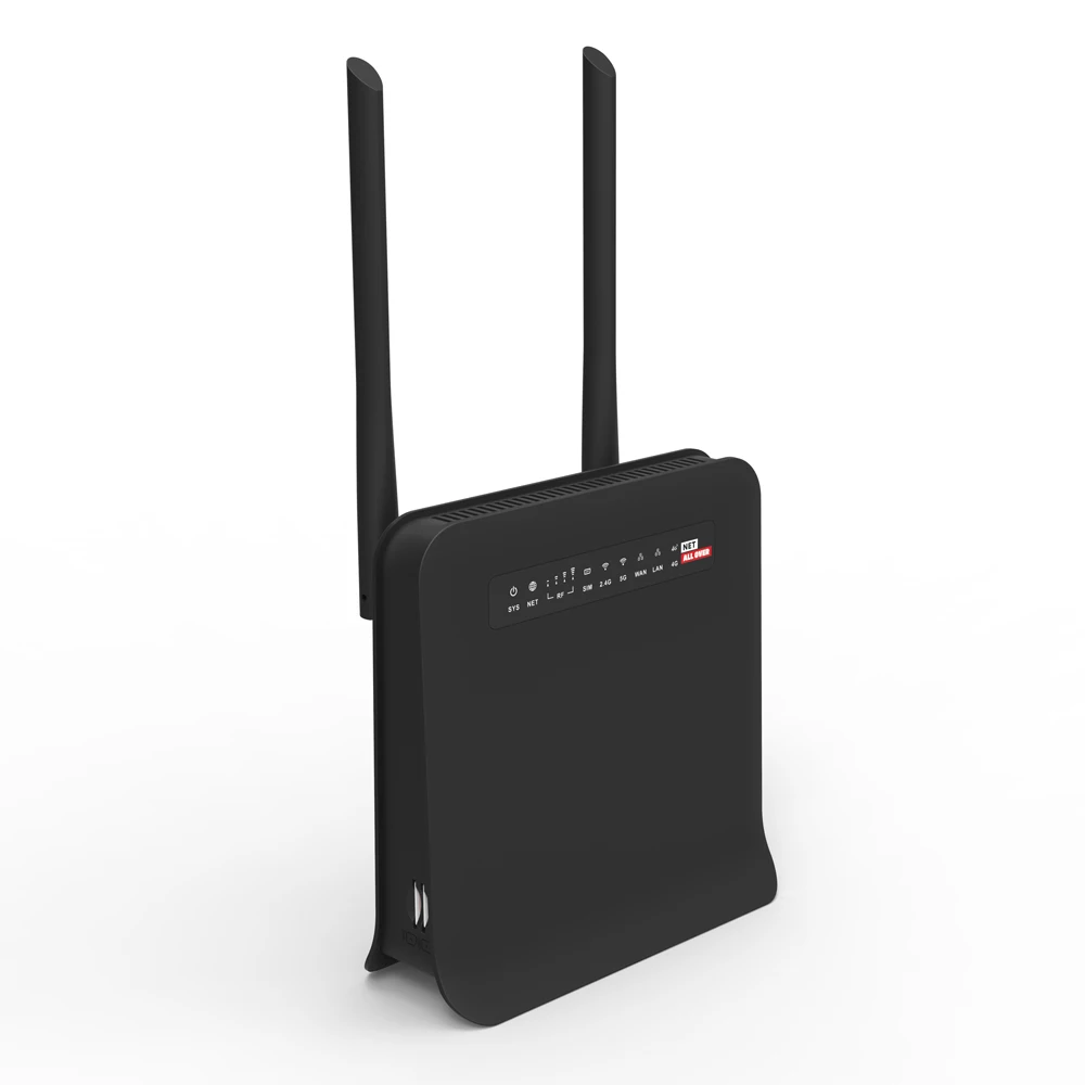 C4R-800 Двухдиапазонный разблокированный модемный маршрутизатор 4G LTE со слотом для SIM-карты, сетчатый Wi-Fi 1200 Мбит/с, антенны с высоким коэффициентом усиления 5 дБи, внутренний Wi-Fi-маршрутизатор