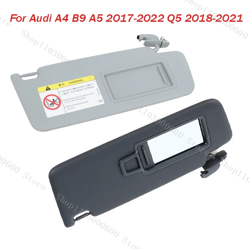 

For Audi A4 B9 A5 2017-2022 For Audi Q5 2018-2021 Car Sun Visor With Rearview Mirror Sunvisor Sun Shade 8WD857551B