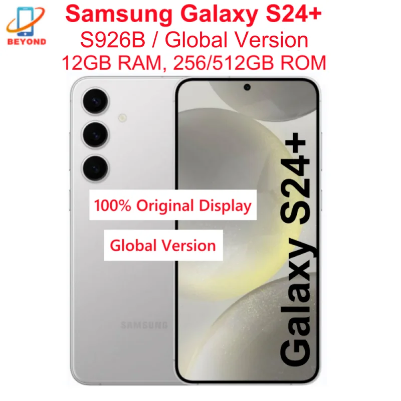 Samsung Galaxy S24 Plus S24 + 5G S926B versión Global 6,7 "dinámica LTPO AMOLED ROM 256/512GB RAM 12GB NFC Original AI teléfono celular