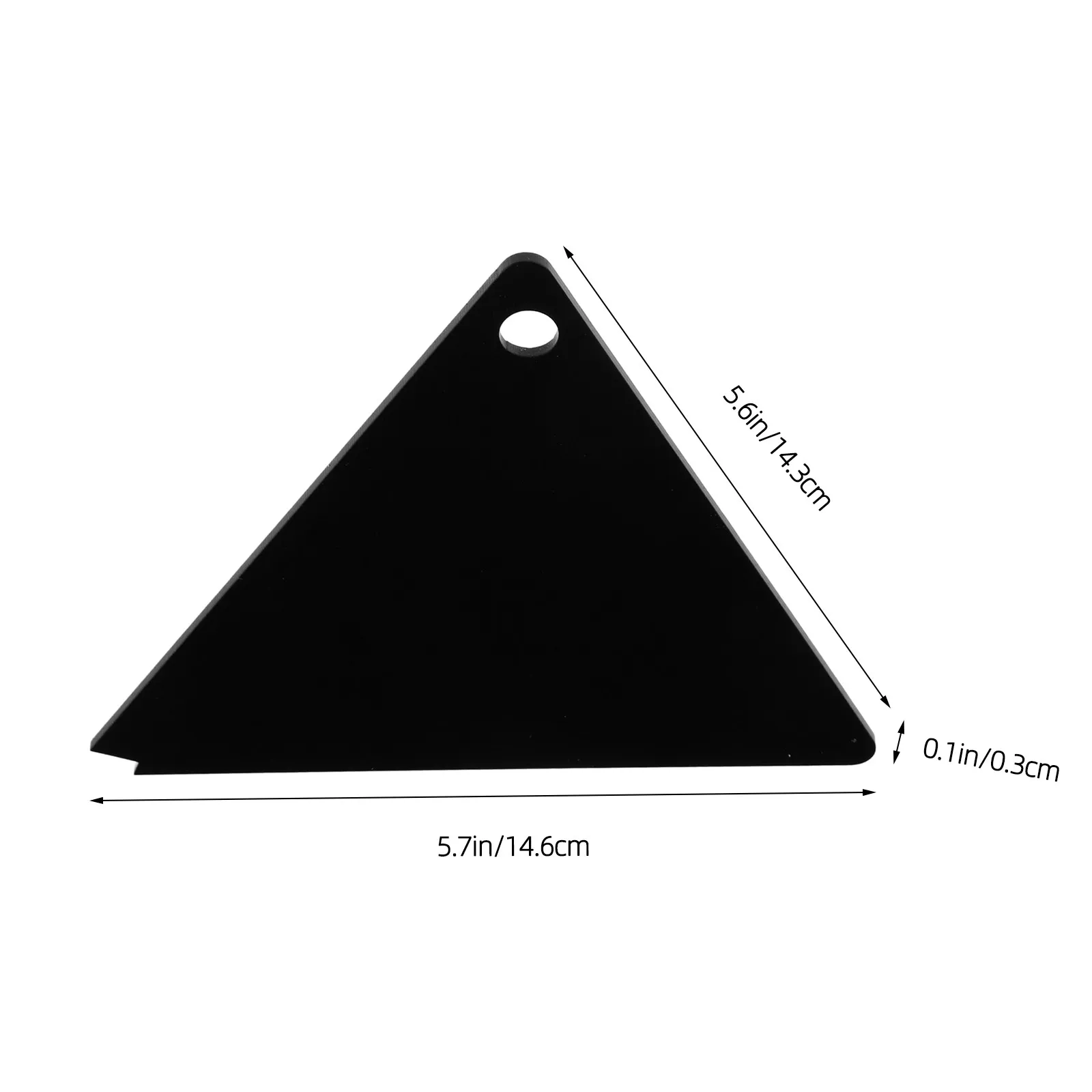 Acrylic Snowboard Wax Scraper Triangle Shape Ski Board Wax Removal Tool Universal Compatibility Professional Tuning Maintenance view 6