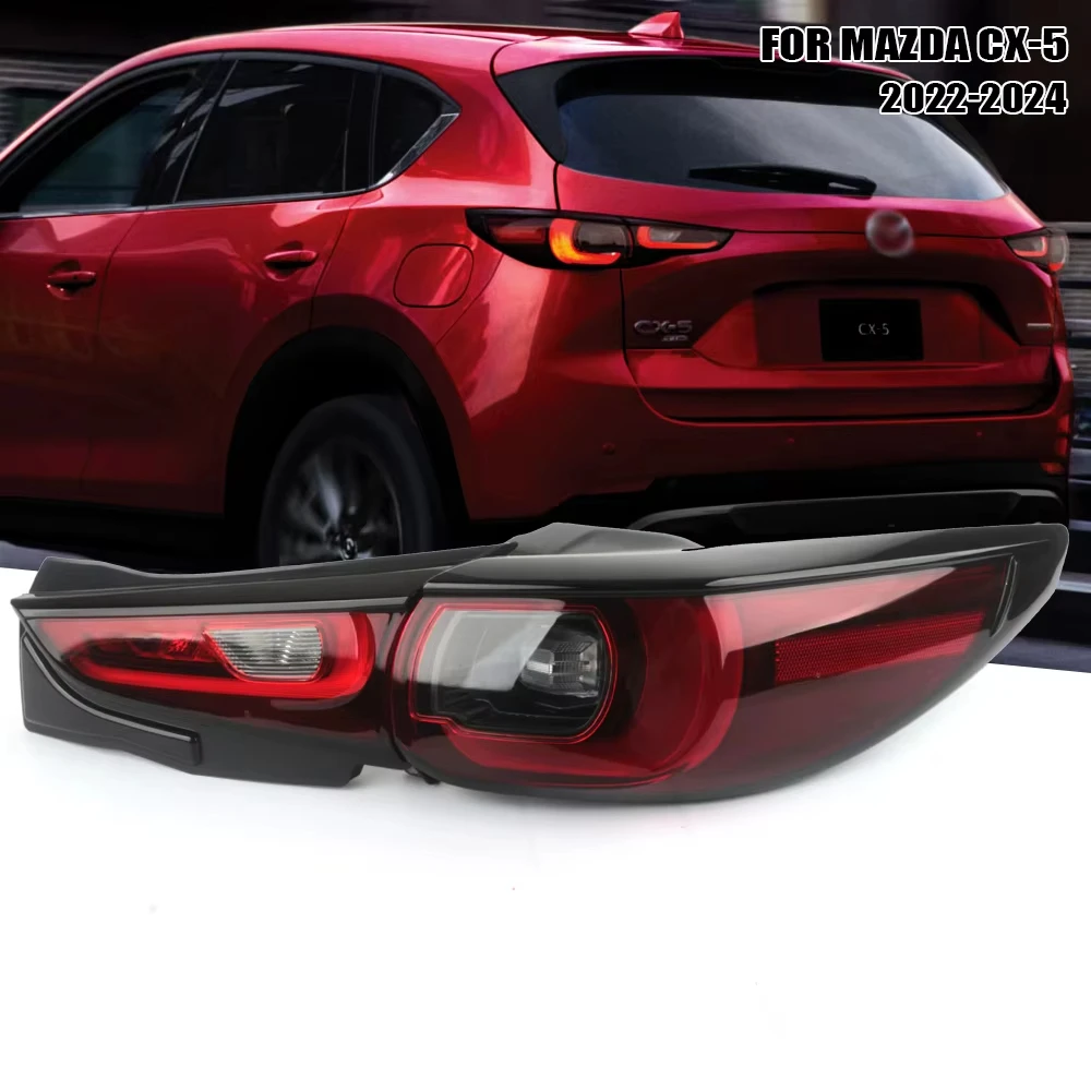 

LED Rear Tail Light For Mazda Cx5 2022 2023 2024 Car Signal Brake Lamp Bumper Warning Light