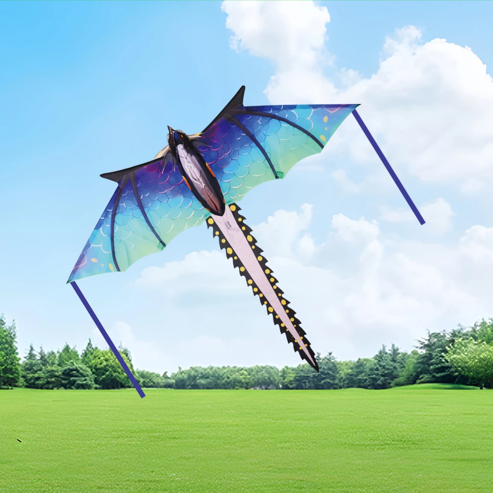 

Летающий змей Yongjian 3D Blue Dragon — простой и легкий в управлении 3D-змей, подходящий для начинающих. Поставляется с 50 метрами лески для квадроцикла.