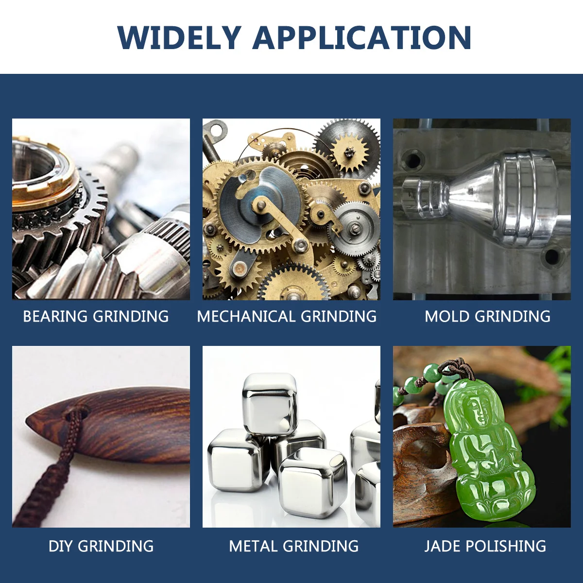 

100Pcs Mounted Points Grinding Heads Two Shapes Ceramic Abrasive Mandrel Polishing Tools for Metal Jewelry Jade Rotary Tool