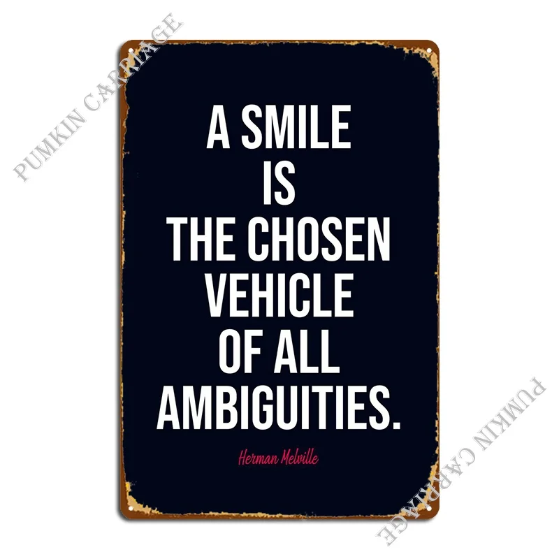 Herman Melville Metal Sign Pub Garage Club Bar Poster Tin Sign Poster