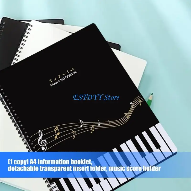 G6DE Multifuntional Music Folders Plastic Texture Choir Folder Plastic Music Sheet Folder for Student Professional Storage