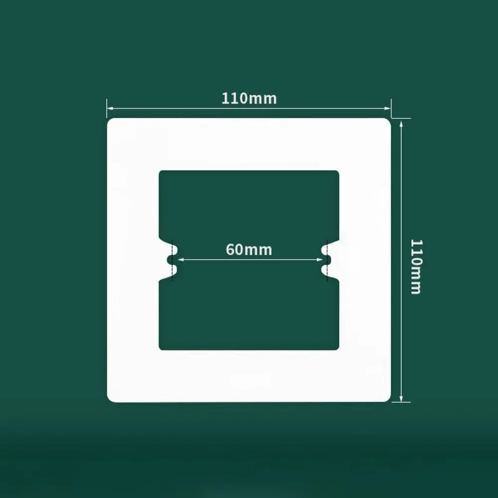 New Plastic Switch Socket Panel Universal Switch Socket Frame Wall Panels Electrical