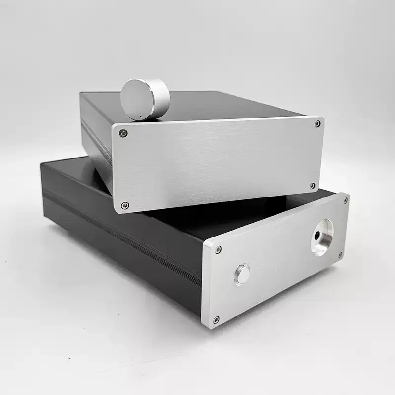 Hezhi Audio 160*60*211/311mm All aluminum amplifier chassis  Preamplifier case AMP Enclosure DIY Amp Case Shell