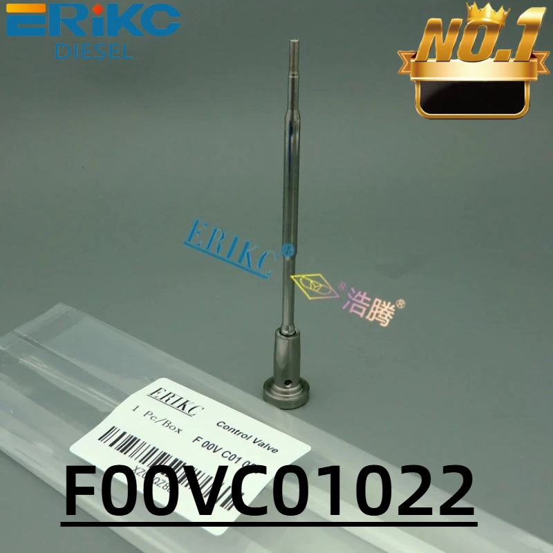 ERIKC F00V C01 022 Válvula de control de inyector F00V C01 022 Válvula de pistón Common Rail original F00VC01022 para 0 445 110 084
