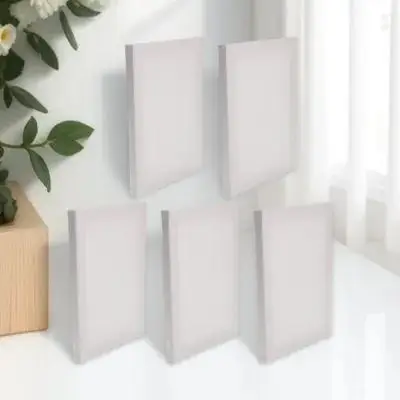 قماش ممتد فارغ 6x8 بوصة 5 قطعة لوحات قماشية قطنية للفنانين مجموعة مشاريع فنية بألوان مائية زيتية