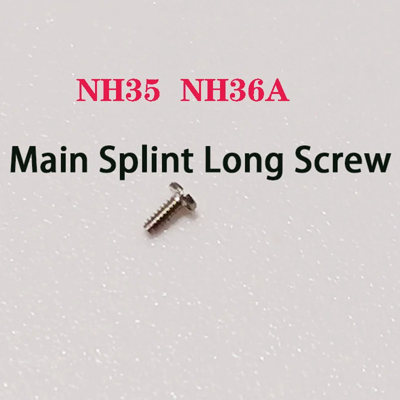 Watch repair parts suitable for NH35 NH36A movement Main Splint Long Screw universal 7S26 7S36 4R36