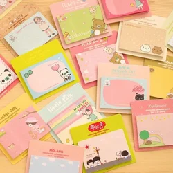 1pcs/lot  Kawaii Cartoon 9 series message Notepad cheap Sticky note Note pads Memo Writing scratch pad office school supplies