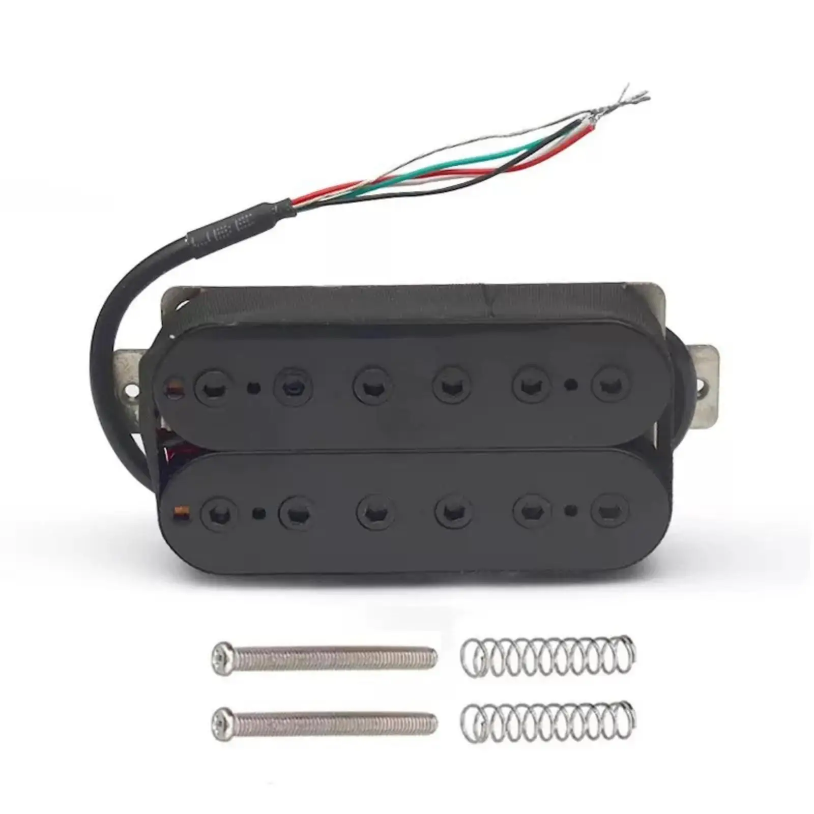 Humbucker Pickup Double Coil Six String for Electric Guitar with Alnico 5 Magnets Copper Wire and Versatile Wiring Options