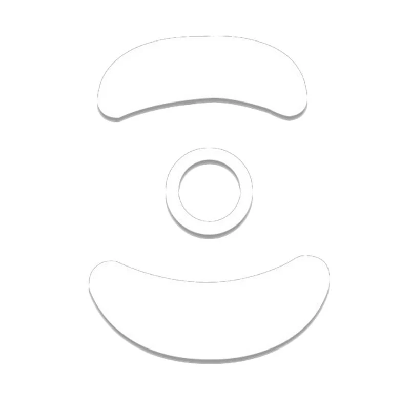 D7YC Enhanced Gaming Mouse Skates Feet for VAXEE NP01S/NP01/AX White Glides Edges Enhanced Mouse Feet Accessories