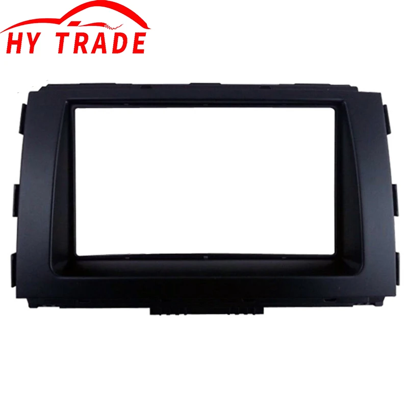 Double Din Car Fascia Adaptor for KIA Carnival Sedona 2014+ Face Frame Kit Cover Radio Stereo Dash Trim Plate Install Kits 2Din