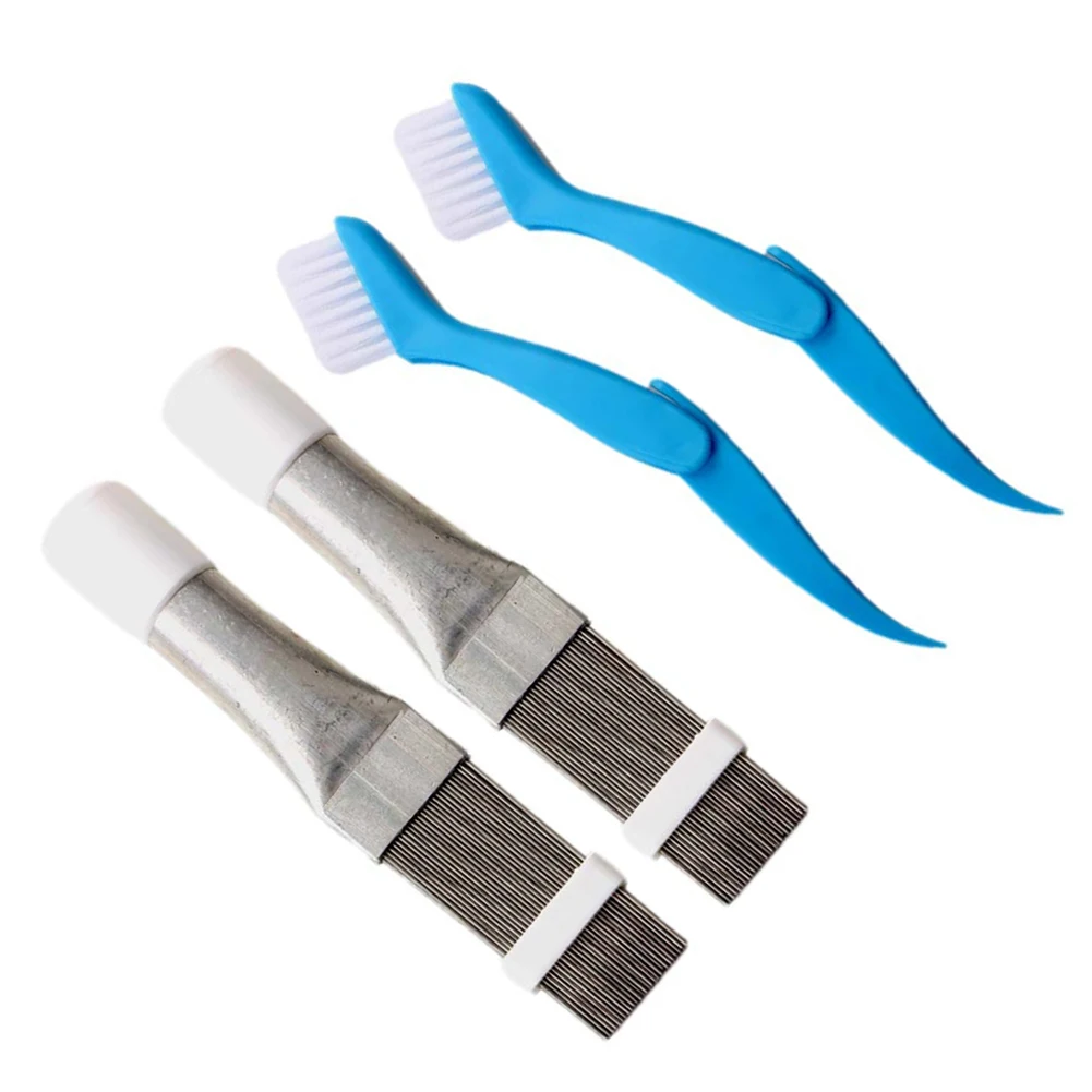 1 Set Radiator Fin Repair Comb Air Conditioner Car Cooling Condenser Comb AC Cleanning Brush Evaporator Cooler Repair Tools