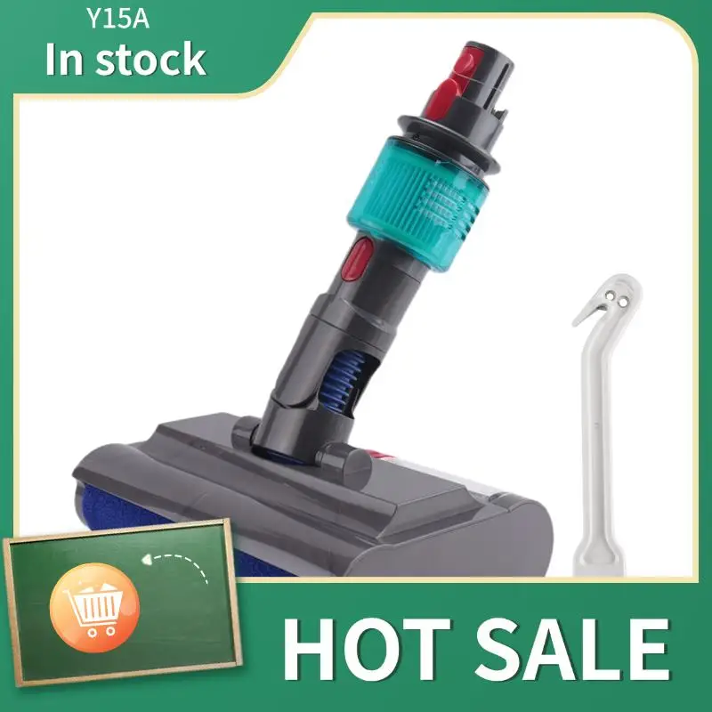 

Y15A Легкая мягкая бархатная насадка для щетки для пола для Dyson V7 V8 V10 V11 V15, скребок для пола, насадка для мытья швабры, запчасти для пылесосов