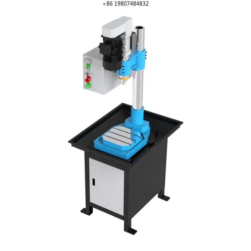 Vertical Bench Drill Press Motor Bearing Gear 22mm Max Drilling Automatic CNC Single Station Tapping Drilling Machine