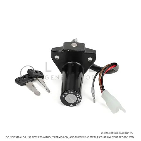 LQYL 오토바이 점화 스위치 잠금 연료 가스 캡 탱크 커버 키 세트 YAMAHA YBR-125 YBR JYM125-7 JYM125