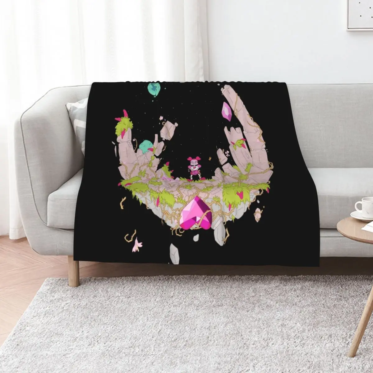 Don't forget your best friend, Spinel! Throw Blanket Decoratives Bed Fashionable Warm Flannels Decorative Throw Picnic Blankets