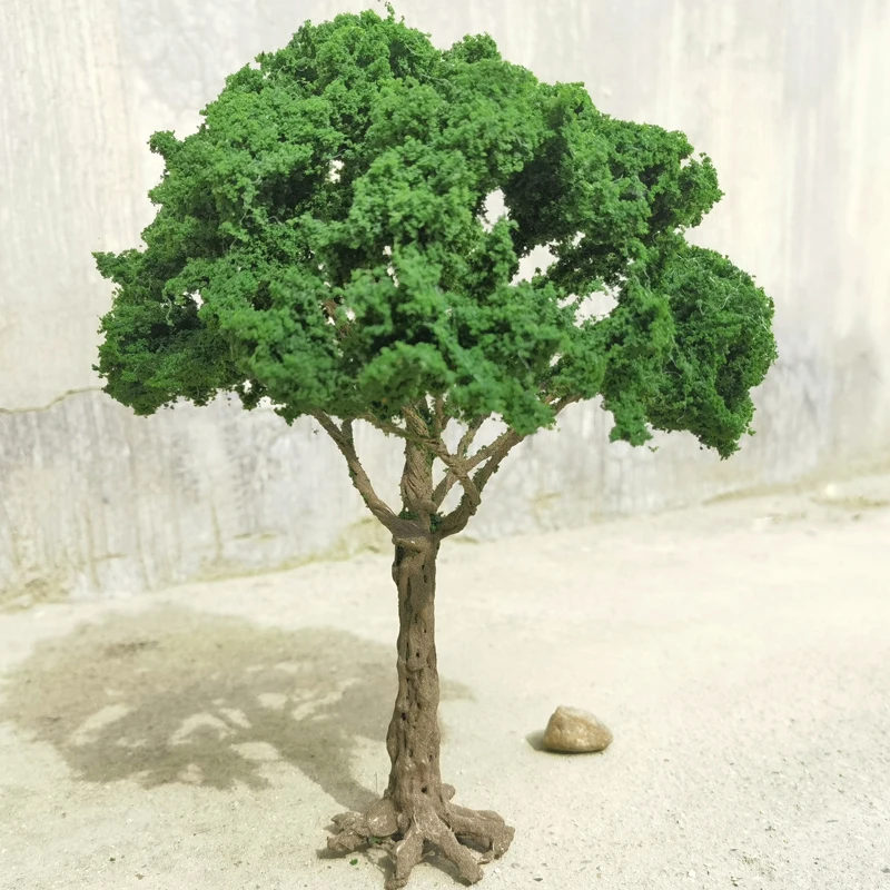 Modelo de tienda de alambre de 25cm, árbol de Banyan, modelo de escala G, campo de Árbol Verde, mesa de arena militar, Material de diseño, superventas