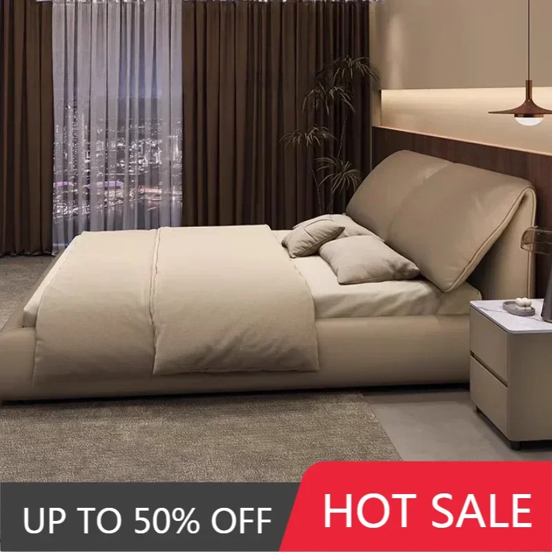 Regale European Bed Frame Wood Confortable Salon Wedding Light Luxury Bed Luxury Design Office Cama Queen Size Hotel Furniture