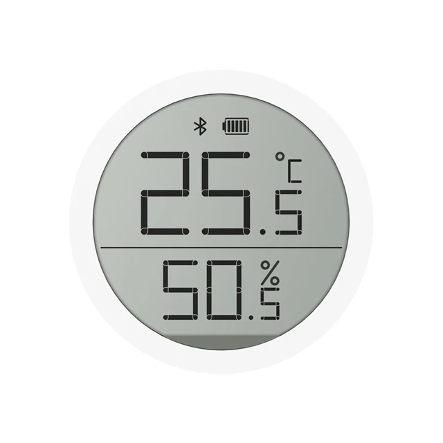 Qingping Bluetooth Thermometer Lite Versie Draadloze Slimme Elektrische Digitale Temperatuur- en Luchtvochtigheidsmeter met LCD-scherm Werkt met Mijia APP
