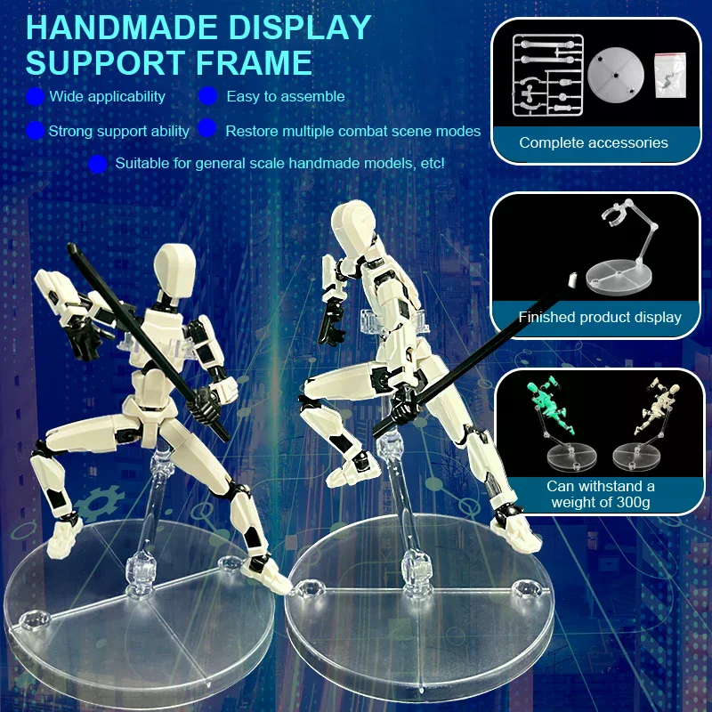 1Pc Action Figure Base Geschikt Display Stand Beugel Voor HG 1/144 Model Stand Pop Stand Robot Soul Beugel universele Stand