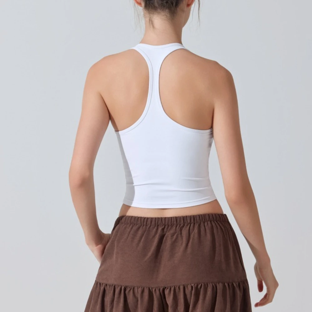 MIML مضاد للجراثيم عارية الشعور سترة رياضية للإزالة وسادة الصدر U الرقبة جميلة الظهر اليوغا الصدرية التخسيس الجري اللياقة البدنية الملابس #4