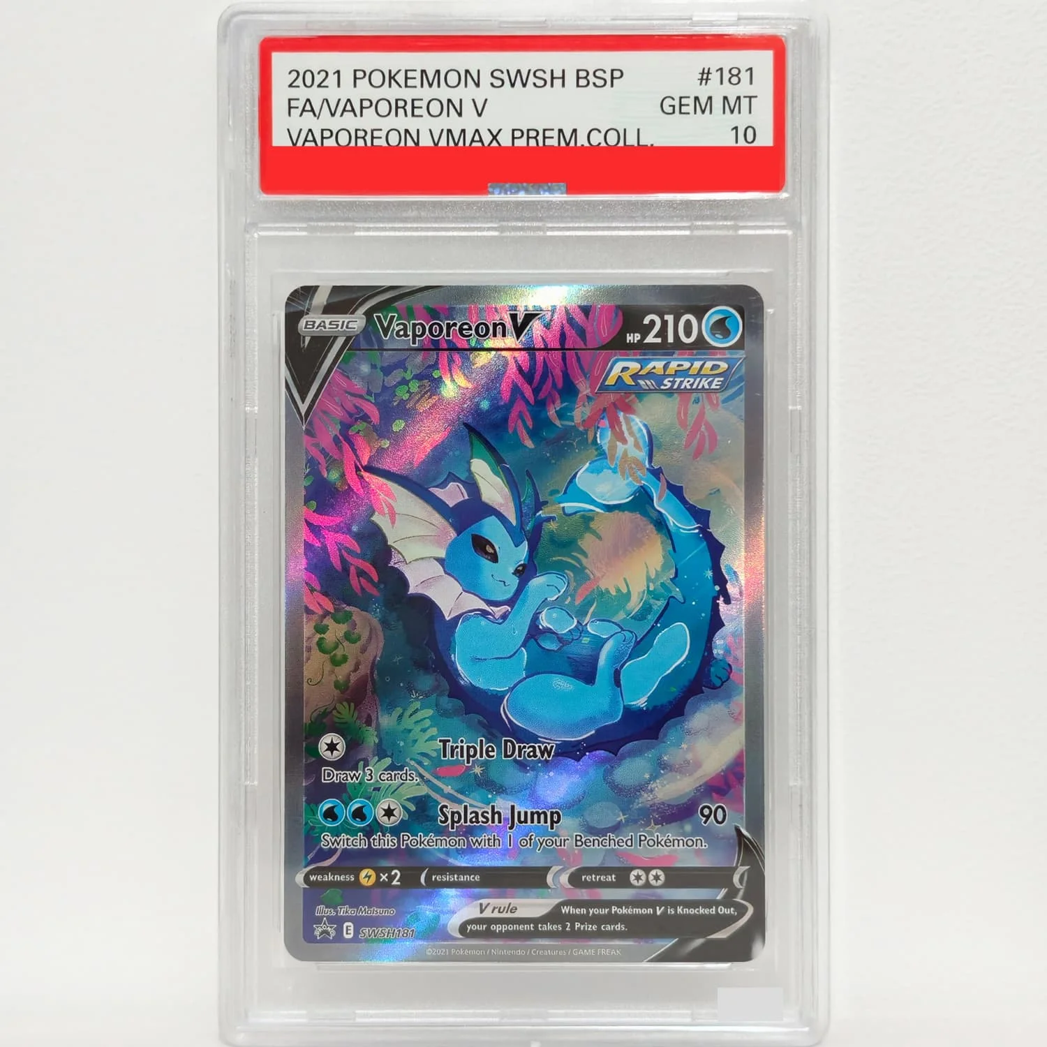 Homemade English Points Rating Card Umbreon #189 Espeon #180 Sylveon #184 Glaceon #175 Vaporeon #SWSH181 Game Collection Toy - view 6