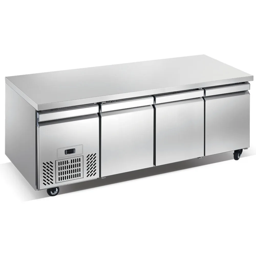 Professional Refrigerator Process Glass Undercounter Refrigerator Multi Door Shelf Commercial Undercounter Refrigerator