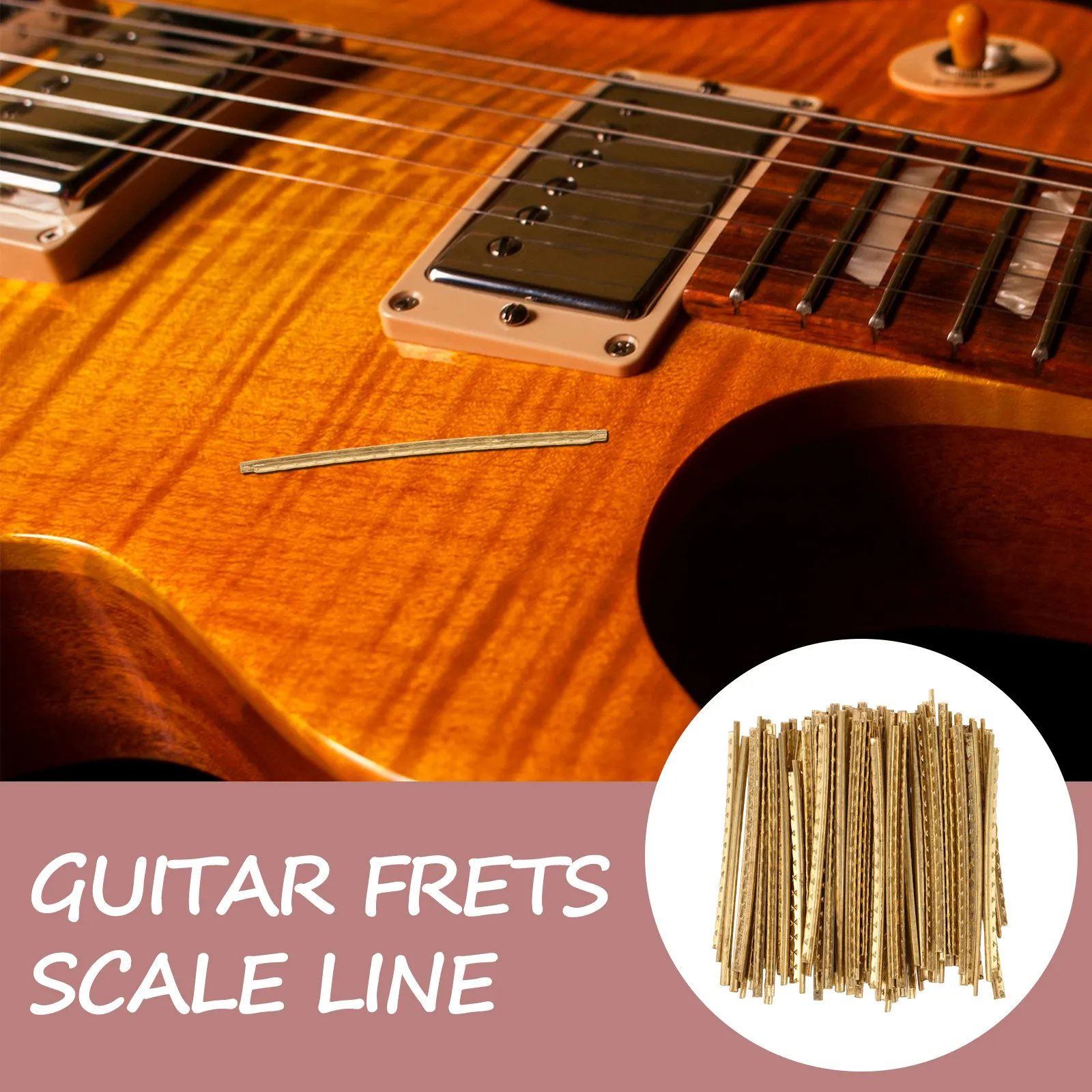60Pcs Premium Brass Fret Wire  - đánh giá và giá Diy Electric Guitar Electronics