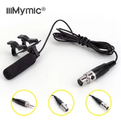 Long Distance Sound-absorbing !! Pro 3Pin 4pin 3.5mm Lockable Lapel Microphone for AKG Shure Sennheiser Wireless Transmitter