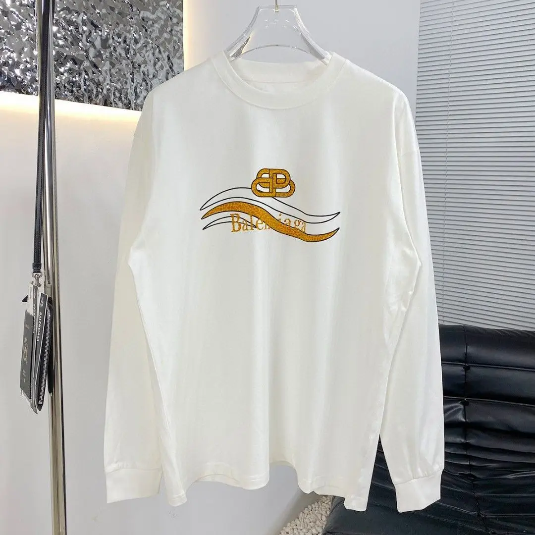 سويت شيرت أمريكي كاجوال مطبوع برقبة دائرية، طبقة أساسية فضفاضة جديدة للخريف والشتاء بأكمام طويلة #2