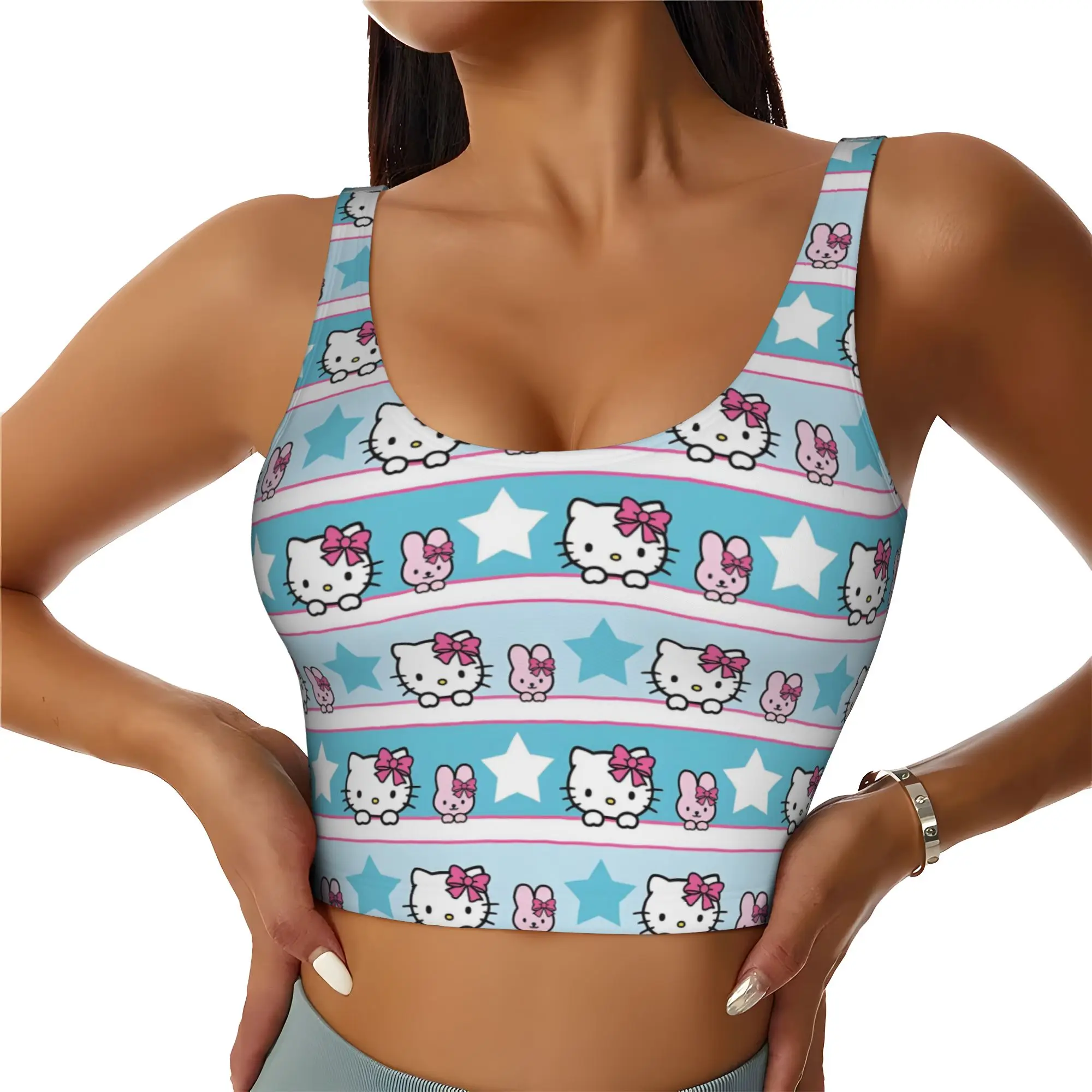 novas-blusas-cropped-esportivas-femininas-com-estampa-de-gatinhos-e-sutias-esportivos-de-corrida-com-desenhos-de-gatos-personalizados