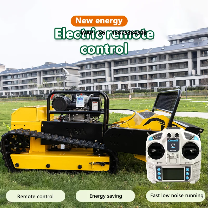 Crawler Grass Automatic Zero Turn Robot Remote Control Lawn Mowers for Clearing Land