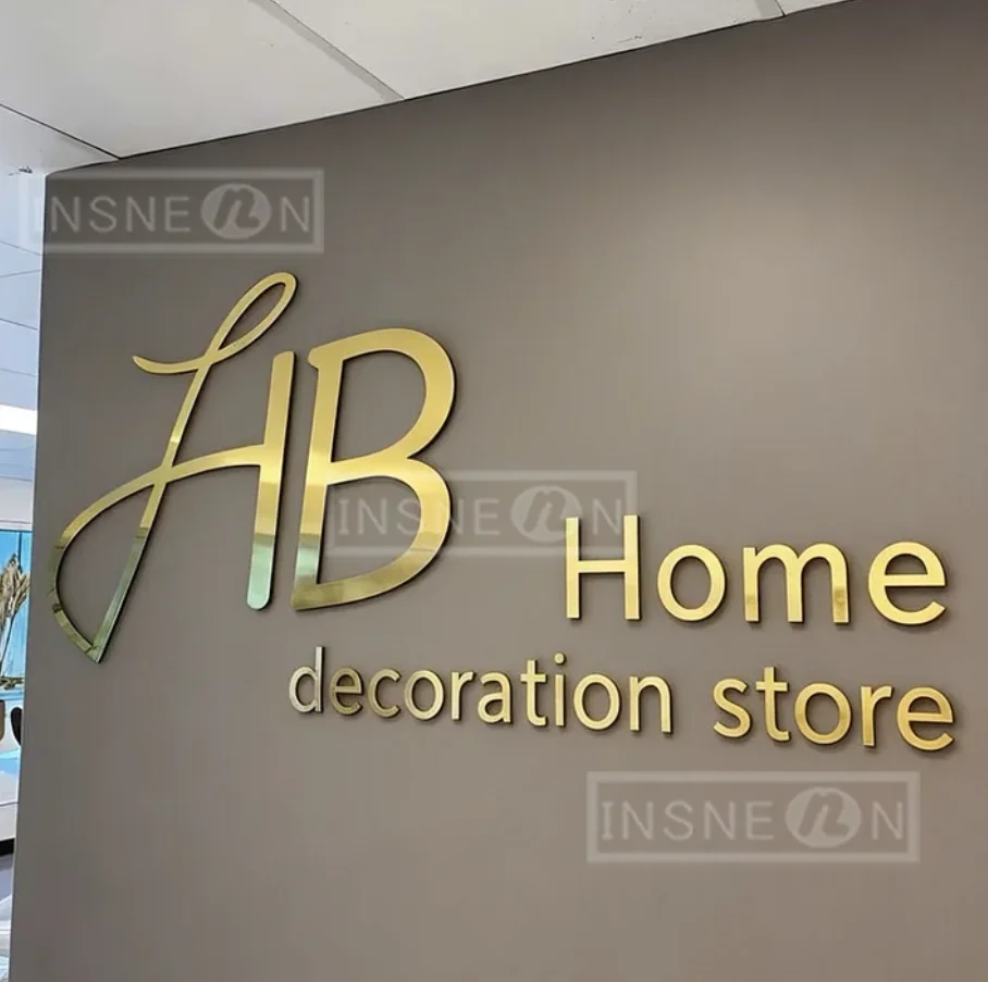 

Home Decoration Store Signs StudioSigns Wall-mounted Signs Custom Led Light Business Sign Logo Sign Led Non Illuminated Letters