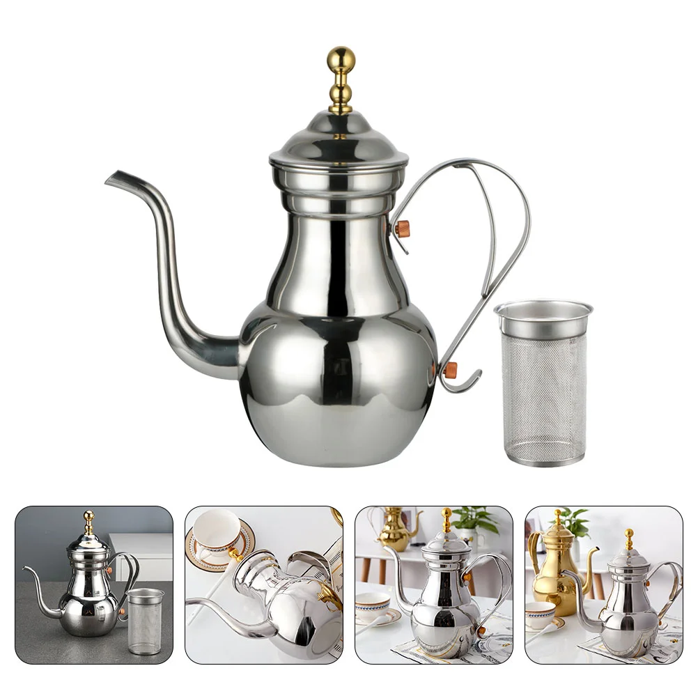 

Hand Brewing Coffee Pot Long Spout Coffee Kettle Middle Eastern Style Tea Kettle Coffee Pot(15L) court coffee pot