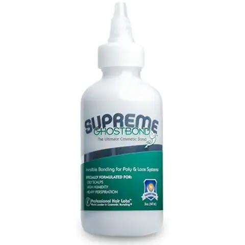 GHOSTBOND Supreme No Shine Poly and Lace Adhesive - - Invisible Bonding Glue: Strong Hold Wig Glue for Poly and Lace Hairpiece,