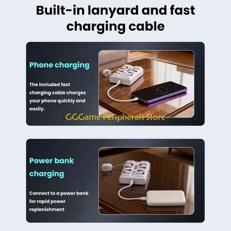U55B Power Banks With Replaceable Batteries For Smartphones Mobile Power For Outdoor