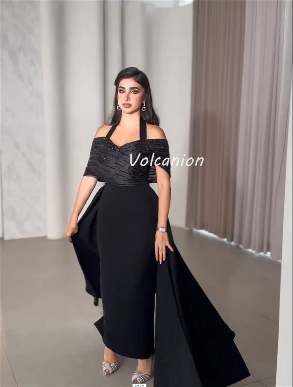 Customized High Quality Matching Organza Rhinestone Beading Pleat Straight Spaghetti strap Long Dresses Bespoke Occasion Dresses