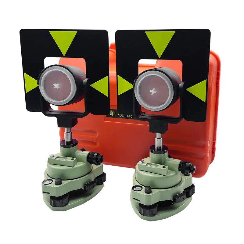 

Professional GPR1+GPH1+GZT4 Prism Tribrach Set Compatible for Leica Total Station Surveying System 2 sets in 1 Container