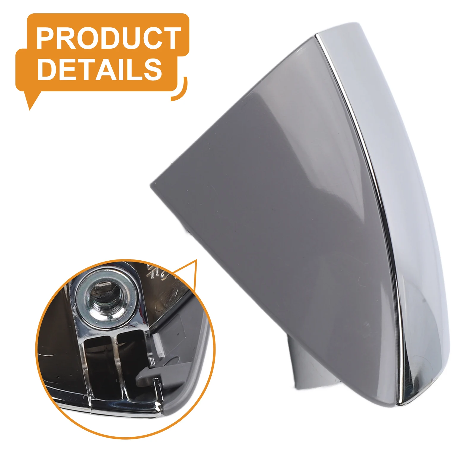 82662-D4030 Part Door Handle Cover Silver Unpainted Quick Installation Wear-resistant For Kia Optima 2016-2020